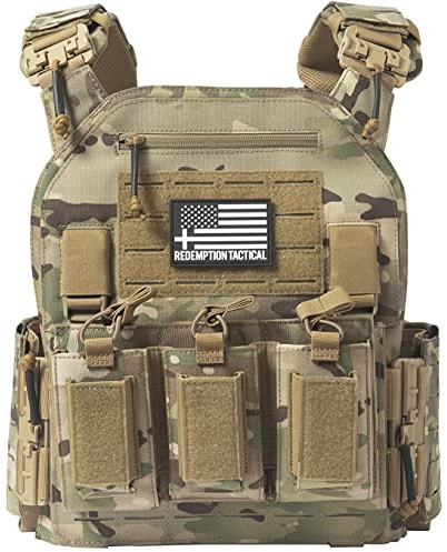 Crusader 2.0 Airsoft Vest with Quick Release Buckles (OCP Camo)