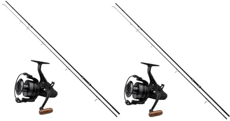 Karpfencombo 2X After Dark G2 12` 3,60m 3.00lbs 3-teilige Karpfenrute + 2X Avenger 4000 BF Freilaufrolle Paarpreis