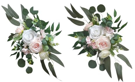 2 x konstgjorda blomstergirlanger för bröllopsmottagning