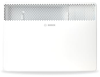 Bosch Heat Convector 4000-15 elektrisk konvektor för rum upp till 15 m², individuellt justerbar, med LED-skärm, överhettningsskydd och barnsäkerhet, enkel montering, 1 500 W