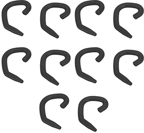 SUNGOOYUE 6 par Ansiktsskydd öronkrokar, Mjuka Hörselskydd i Silikon för Masker, Bekväma återanvändbara Hörselkåpor med Snäpplåsdesign för Vuxna Barn (Svart)