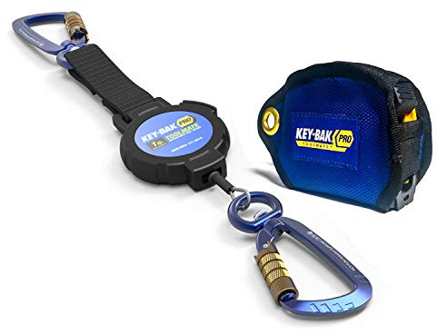 Key-Bak Pro ToolMate 1 lb. Retractable Tool Tether & Tape Measure Shoe Kit (ANSI 121 Certified)