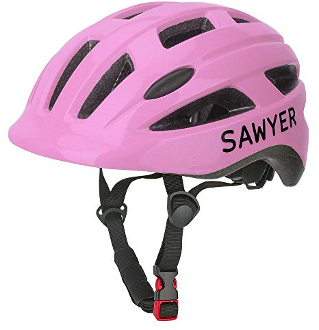 Sawyer Bikes - Casco Infantil Ajustable - Niños 2 a 10 Años (Rosa)