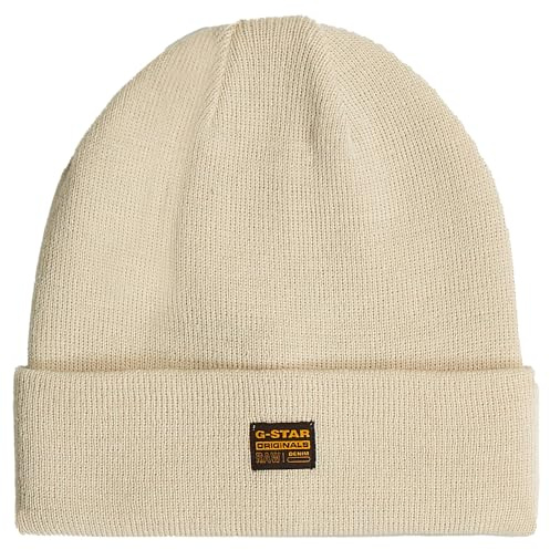 G-Star Herren Effo Long Beanie, Weiß (Whitebait D16624-C754-1603), PC