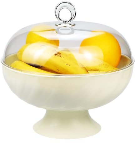 Corbeille à fruit, moderne avec moustiquaire anti-insectes, couvercle et housse de protection contre les mouches des fruits, panier décoratif vintage