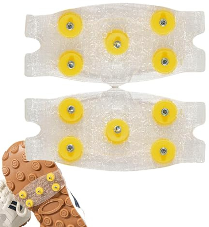 Ice Snow Couvre-Chaussures antidérapants pour l'hiver – Crampons à Glace antidérapants – Grips à Glace pour Ongles | Pinces à Glace, poignées de Crochets, Griffes en Ni