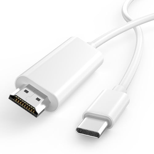[Apple MFi Certified] USB Type C to HDMI Cable Adapter 4K@60Hz