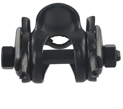 Gdfnmogo For Bicycle Saddle Clamp 22.2mm Steel Seatpost Clamp for Standard Rail Saddles with Adjustable Angle Twin Rail Attachment Easy Install for