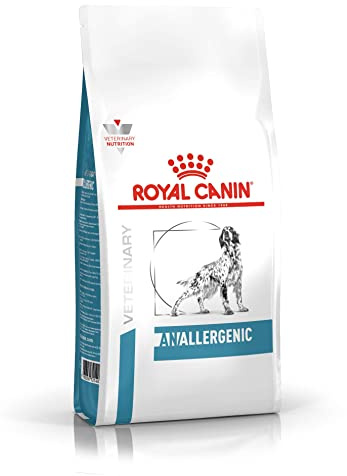 Royal Canin Veterinary Anallergenic | 1,5 kg | Aliment diététique Complet pour Chiens Adultes | pour réduire Les manifestations d'intolérance aux