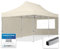 TOOLPORT Faltpavillon Faltzelt Pavillon 3x6m - 2 Seitenteile Aluminium 32mm Partyzelt 700N Creme