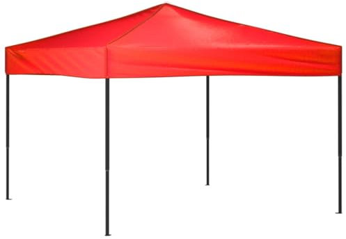 Tente de réception pliable Rouge 3x3 m