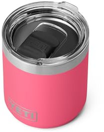 YETI Rambler Stapelbares Lowball Mit MagSlider Deckel, Tropical Pink, 10 oz (295 ml)