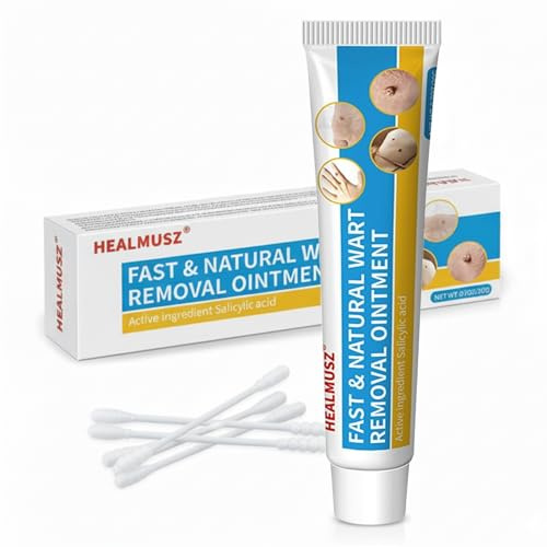 HEALMUSZ Wart Remover Cream,17% Salicylic Acid Fast-Acting to Remove HPV Warts and Common, Flat, Plantar Warts.（NDC:84010-092-01）