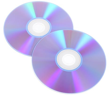 Veemoon 2piezas Disco CD-r Virgen de Calidad CD Grabable para Música y Audio para Estudios Domésticos y Profesionales