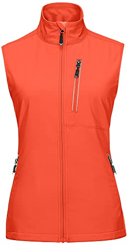 33,000ft Women's Lightweight Running Vest with 6 Pockets for Travel Golf