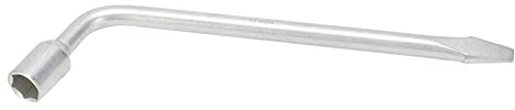 Bilreservdäcksnyckel, slitstark L-typ däcknyckel för billastbil hög hårdhet för bilreparation(17 mm)