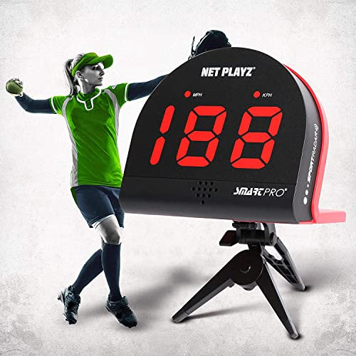 NetPlayz Radars de softball, capteurs de vitesse équipement d'entraînement (pistolets radar mains libres, pistolets de vitesse de lancement | Cadeaux de softball, gadget et équipement de haute