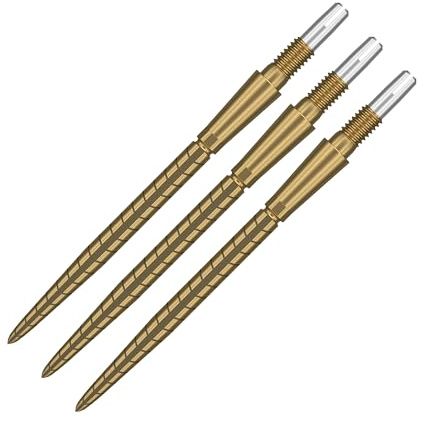 Target Darts Swiss Point Storm dartspetsar, kvarts (3-pack spetsar) 26 mm – guld | ändra dartspetsar, Swiss Stormspetsar, professionella darttillbehör