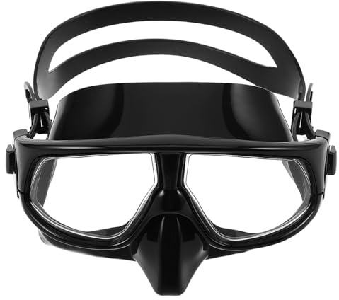 Zerodeko Masque de Plongée Anti-Fuite avec Cache-Nez Lunettes de Natation Large Vue pour Homme et Femme Étanche et Ajustable Masque de Plongée Scuba de Haute Visibilité