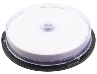 ciciglow 215MIN 8X DVD+R DL 8,5 GB Discos en Blanco Datos Estables Almacenamiento Grabable de Vídeo para Películas Caseras y Copias de Seguridad de Datos y Vídeo (10PCS)