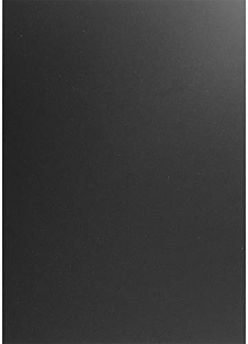 10 ark djup-svart 330 g papper DIN A4 210 x 297 mm Plike Black Ton-Kartong, ädel mjuk touch design, gummiliknande känsla, perfekt för bröllop, födelsedag, jul, reklambroschyrer, presentpåsar