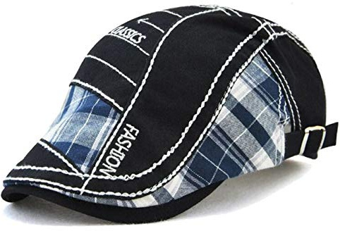 QICHEN Casquette Plate Vintage Unisexe Légère Loisirs Béret Chapeau Souples 56-60cm