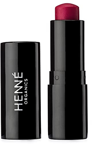 Henné Organics Luxury Lip Tint - Moisturizing, Sheer Natural Color - Blissful (Raspberry)