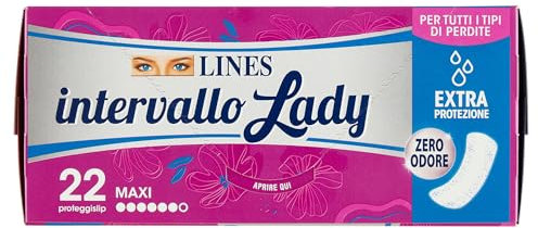 Lines Proteggi Slip Intervallo Lady Maxi, 22Pz