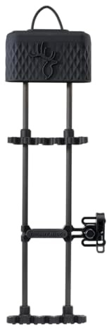 Trophy Ridge VRSA Light Archery Arrow Quiver - Innovative Custom Mounting, Secure Cam Locking System, Customizable Grippers, Adjustable Length, Built-In Rechargeable LED Light