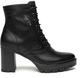 Nero Giardini I514850D Stivaletti Donna in Pelle - Nero 37 EU