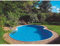 Planet Pool Stahlwandpool achtform Exklusiv 525x320x120 cm, Stahl 0,6 mm weiß, Folie 0,6 mm blau, Einhängebiese