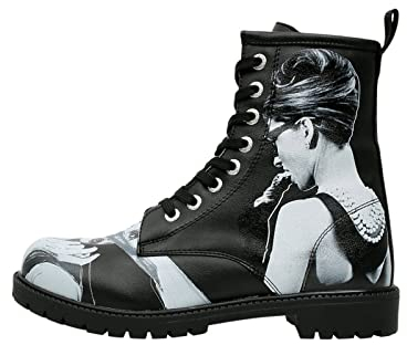 DOGO Vegane Damen Boots Stiefeletten - Go Back to Being Yourself 38