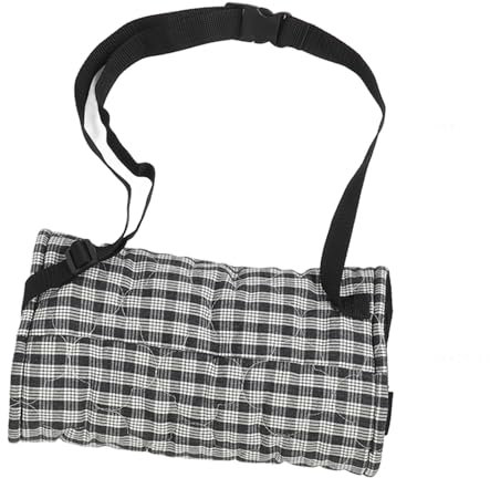 HERCHR Handwärmer, Handwärmertasche, Tragbarer Handwärmer, Wiederverwendbarer Handwärmer Für Kaltes Wetter Mit Reißverschlusstasche Und Verstellbarem Riemen(Schwarz)