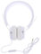 Veemoon Wired Over-ear Headphones Microphone and Volume Control for Gaming Music and Computer Use White Gaming Headset Bass Stereo Sound