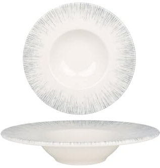 Bonna Plato de pasta - Iris - Porcelana - 24 cm (270cc) - juego de 2