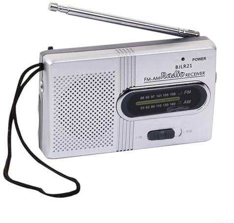 Radio de poche rétro AM FM SW facilement transportable avec antenne télescopique