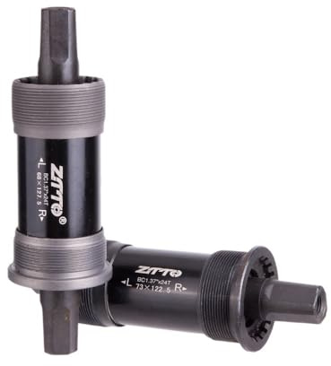 TANGSIYANG Movimento Centrale MTB Movimento Centrale for Bicicletta MTB 118 120 122,5 124, 127, mm ASSE Foro Quadrato Parti for Bici for manovella con Perno Conico(68X124.5L)