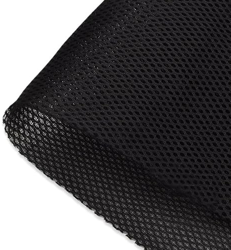 Högtalare grillduk, högtalare nättyg tyg tyg 1,4 x 0,5 m högtalare dammduk grillfilter tyg nät skyddande silver/röd/vit/blå/svart/beige/rosa/brun/gul (svart)