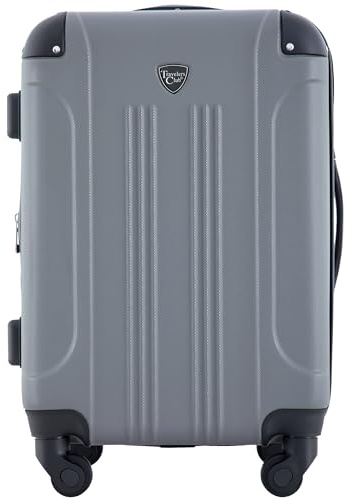 Travelers Club Chicago Hardside Expandable Spinner Luggage, Charcoal, 20 Carry-on, Chicago Hardside Expandable Spinner Luggages