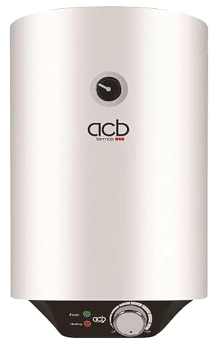 TERMO ELÉCTRICO ACB 50 L VERTICAL, CLASE ENERGÉTICA B, CON TERMÓMETRO Y REGULADOR DE TEMPERATURA