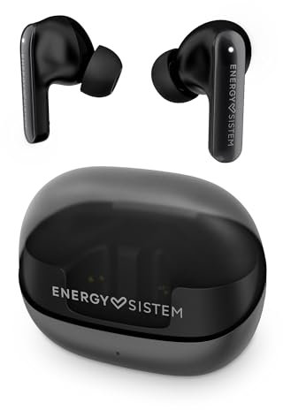 Energy Sistem Serenity ANC – Auriculares True Wireless con cancelación de Ruido (4 micrófonos, Bluetooth 5.4, plástico Reciclado, 25 Horas de batería, Certificado IPX4)