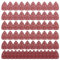 65 Pcs Mouse Detail Sander Pads 11 Holes Triangle Sandpaper Assorted 40/60/80/120/180/240 Grits Assorted Sanding Pads Electric Sander Sandpaper Hook and Loop for Black and Decker Detail Palm Sander
