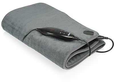 Tristar Couverture Chauffante pour Chaise - 110x40 cm - 6 réglages - Arrêt Automatique 90 Min - Télécommande Amovible - Lavable en Machine - Chauffe Rapide - Antidérapante & Réglable - BW-4772
