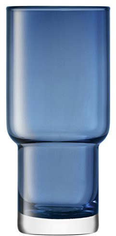 Lsa International G1323-14-610A Vaso Vidrio, Highball, Sapphire, 390ml, Paquete de 2
