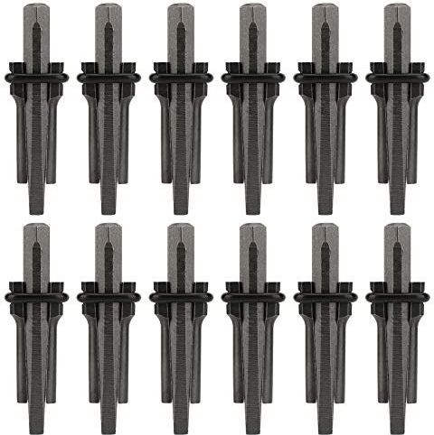 HOZEON 12 PCS Wedge and Feather Shims, 5/8 Inch Plug Shim and Wedge for Concrete, Rock, Stone, Splitter, Marble, Granite Hand Tools