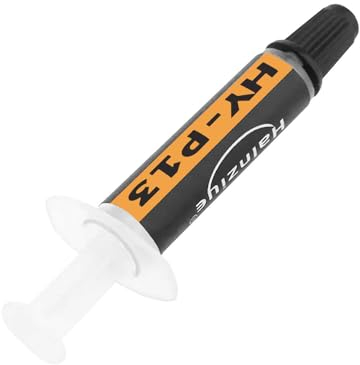 OcioDual Pasta Termica, Thermal Paste HY-P13 13.4W/MK(0.5g), Pasta Termica Procesador, CPU, GPU, PS4, PC, No Conductivo, Masilla Grasa Disipadora, Jeringa, Plateada