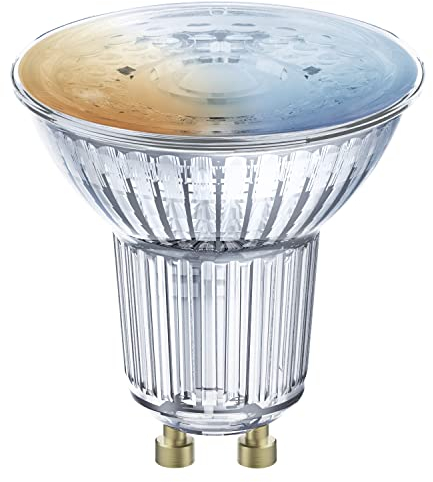 LEDVANCE SMART+ SPOT GU10 TW, LED retrofit Reflektorlampe mit smart home Technologie Zigbee, Farbtemperatur einstellbar, PAR16, 1er Pack