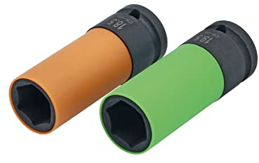 Laser 8618 Wheel Nut Socket Set 18.5 & 19.5mm