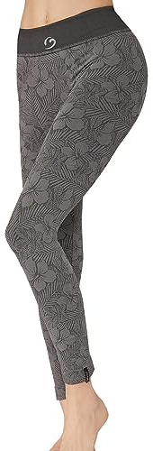 BeGood Legging Superslim Fiorato Donna. Sport o Tempo Libero. In Tessuto Innovativo Stimola, Snellisce, idrata e Rende Liscia la Pelle