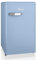 Swan SR11035BLNE Retro Under Counter Fridge with 77L Fridge Capacity, 13L Freezer Capacity, 1 Glass Shelf, 3 Door Shelves, 1 Salad Drawer, E Energy Rated, Blue